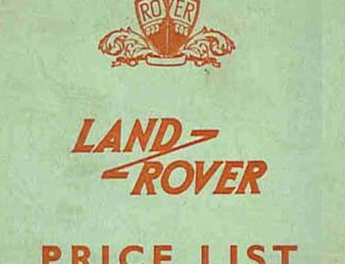 1956 Price List